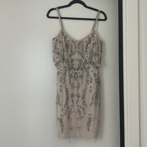 Adrianna Papell beaded dress